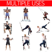 AMFRA Pilates Bar Kit with Resistance Bands for Men & Women